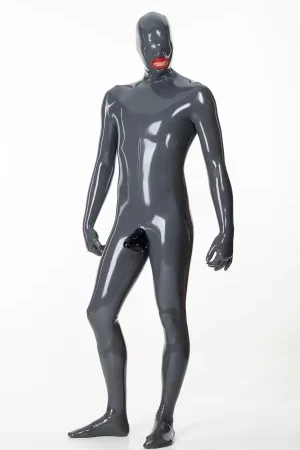 Latex Mens Express Pass 2-Condoms + Penis Sheath Catsuit