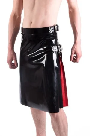 Latex Pleated Kilt