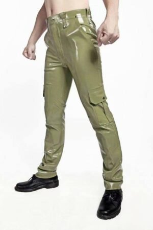 Latex Male Cargo Pants