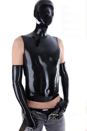 Latex Shirt with hood