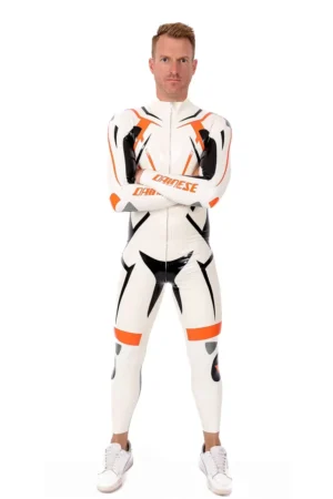 Latex Male Motorcycle Suit